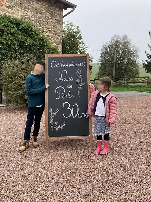 Anniversaire du mariage au Domaine du Vierre